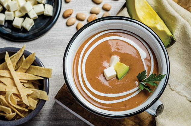 Crema de frijol