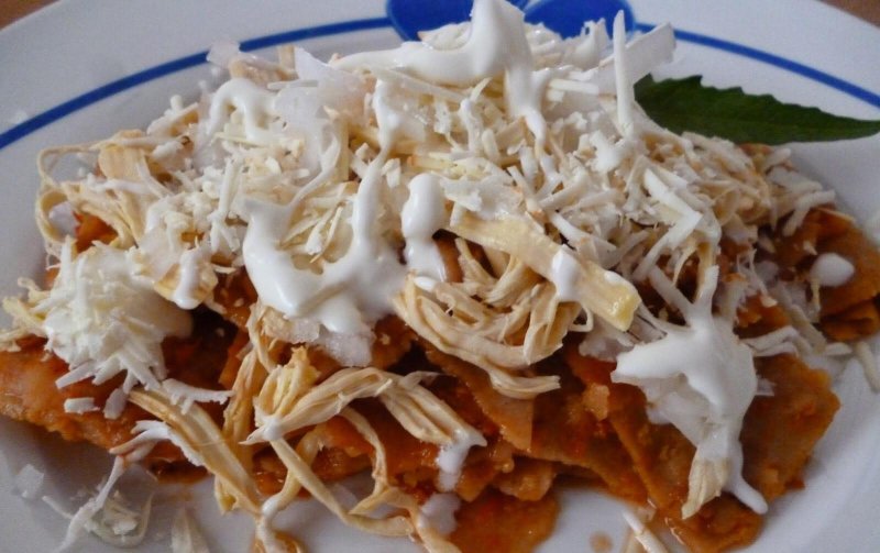 Chilaquiles preparados