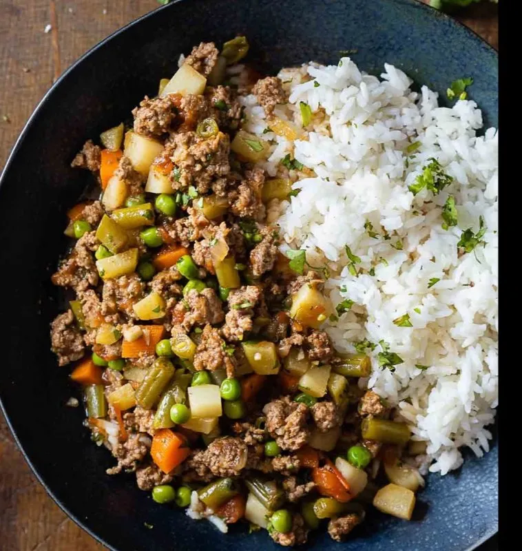 Picadillo c/arroz