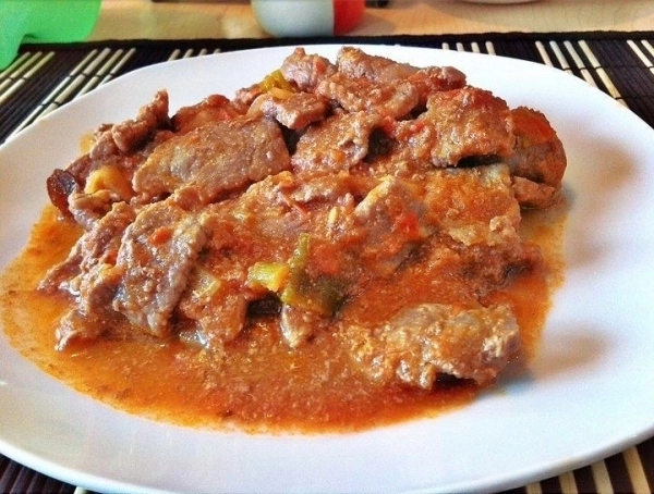 BISTEC A LA MEXICANA C/ARROZ